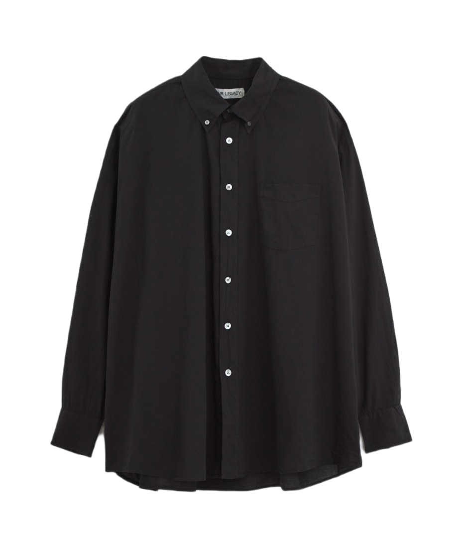 トップス OUR LEGACY Borrowed BD Shirt MR192BB Our Legacy - Borrowed BD Shirt Navy Humble Cotton