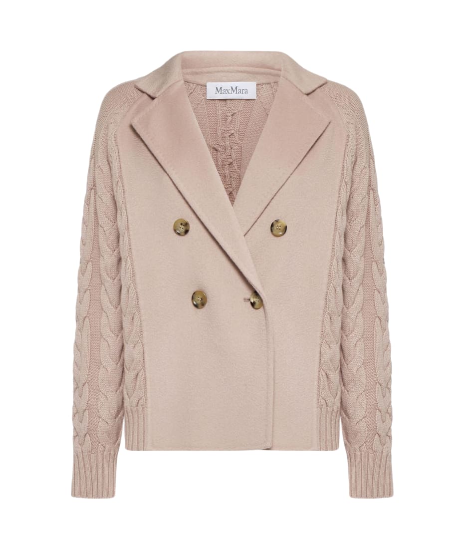 【関税&送料込み】Max Mara Micio Wool And Cashmere Pea Coa Max Mara Micio Wool And Cashmere Peacoat | italist