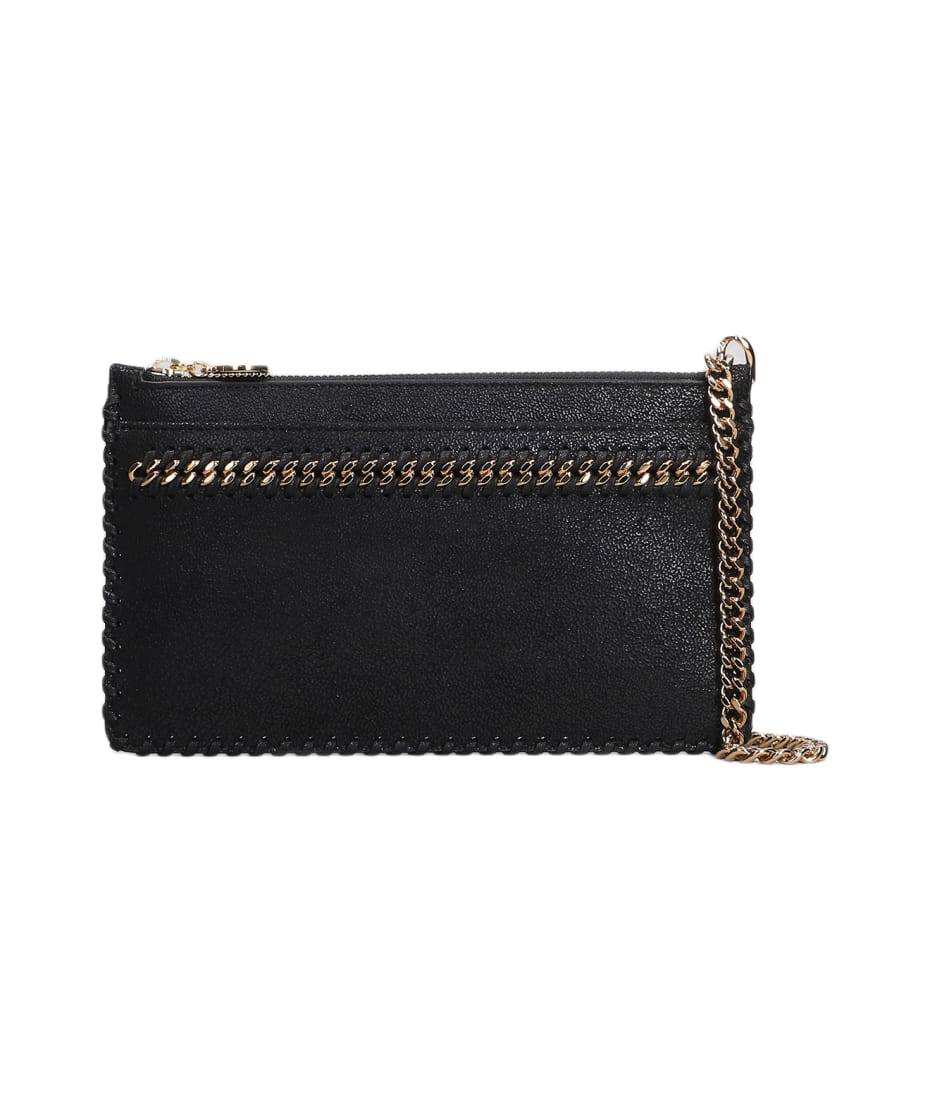 長財布 STELLA MCCARTNEY FALABELLA WALLET ON CHAIN Stella McCartney Falabella Small Eco Shiny Wallet on Chain