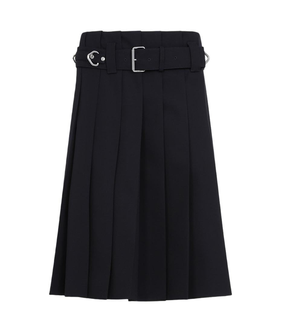 PRADA VIRGIN WOOL MIDI SKIRT ミディスカート Prada Wool Midi Skirt | italist