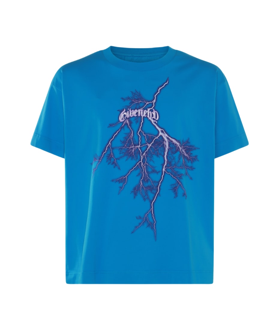 Blue givenchy shirt outlet