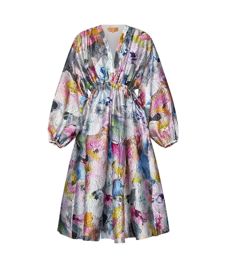 Stine Goya Veroma Floral Jacquard Dress | italist