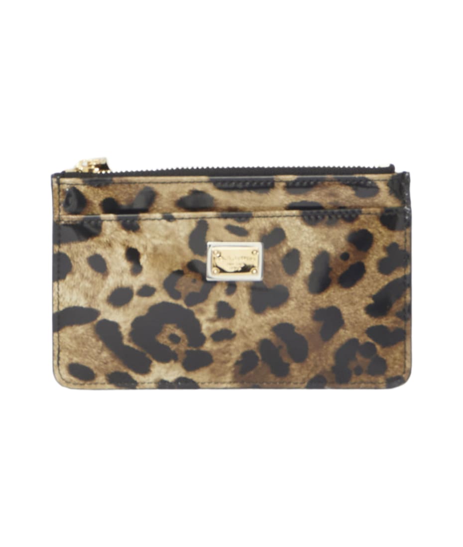 all-over leopard-print wallet
