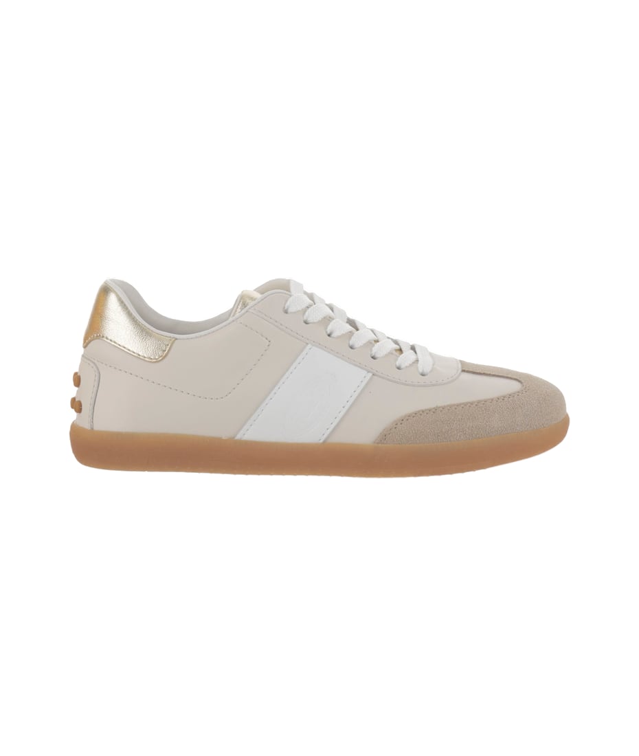 【送料&関税込】Tod's White And Beige Sneakers Tod's White And Beige Sneakers | italist