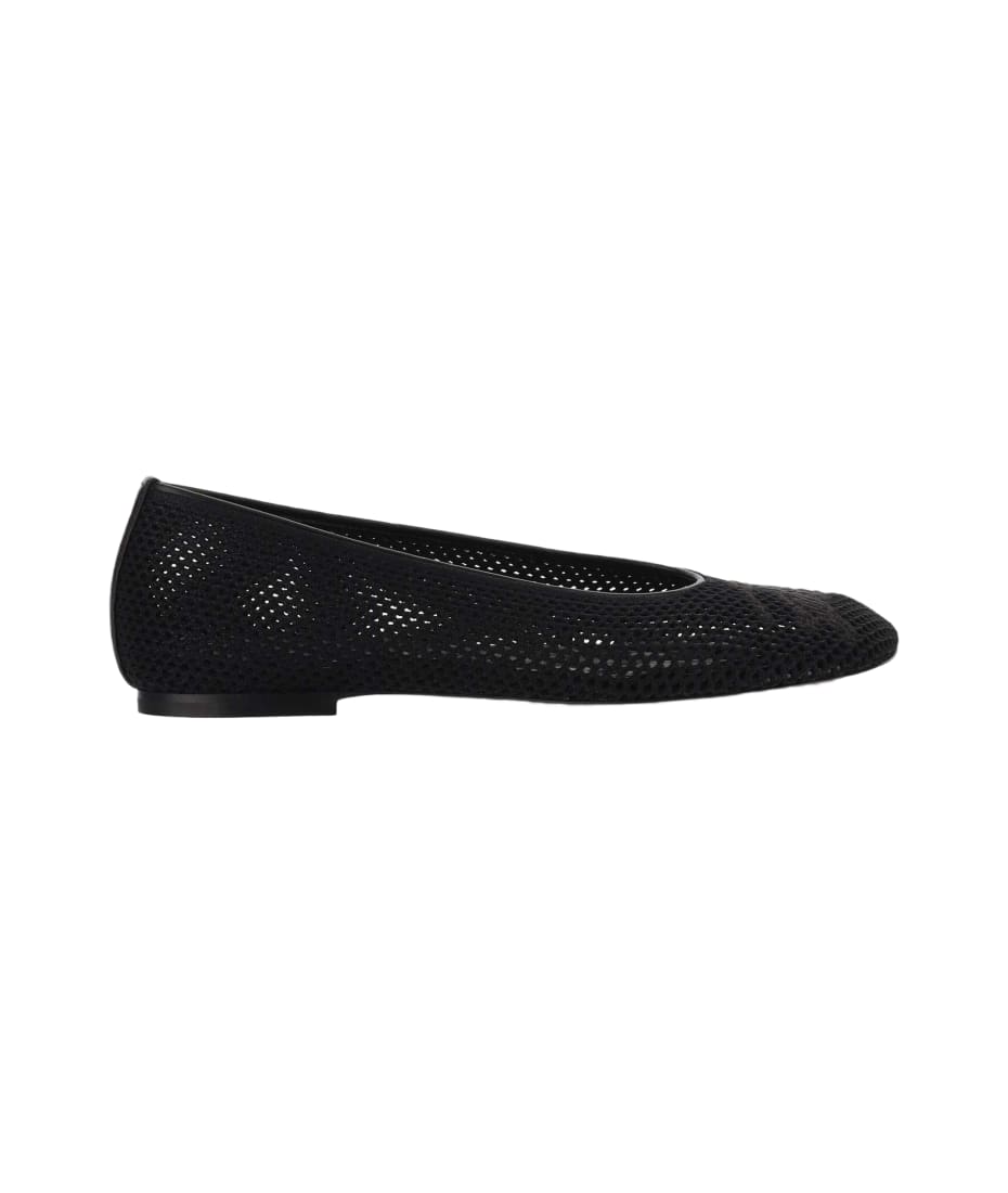 Burberry Mesh Ballet Flats With Logo | italist