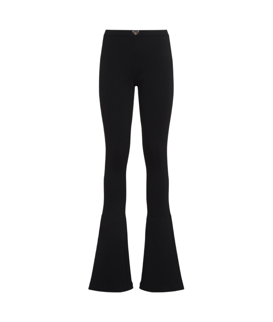 パンツ PRADA RIBBED KNIT LEGGINGS Prada Ribbed Knit Leggings | italist