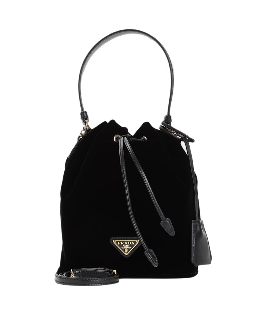 Prada Velvet Bucket Bag | italist