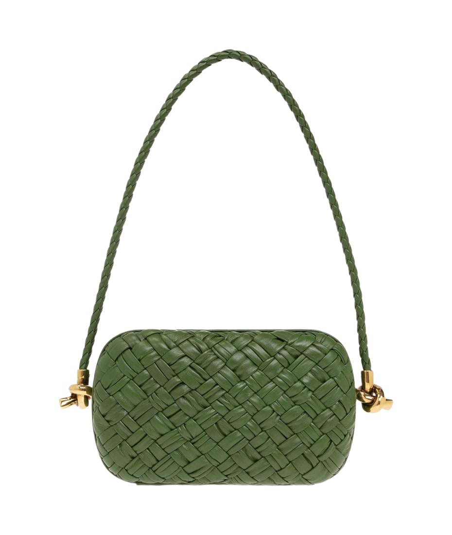 Bottega Veneta Women's Small Padded Intreccio Leather Shoulder Bag