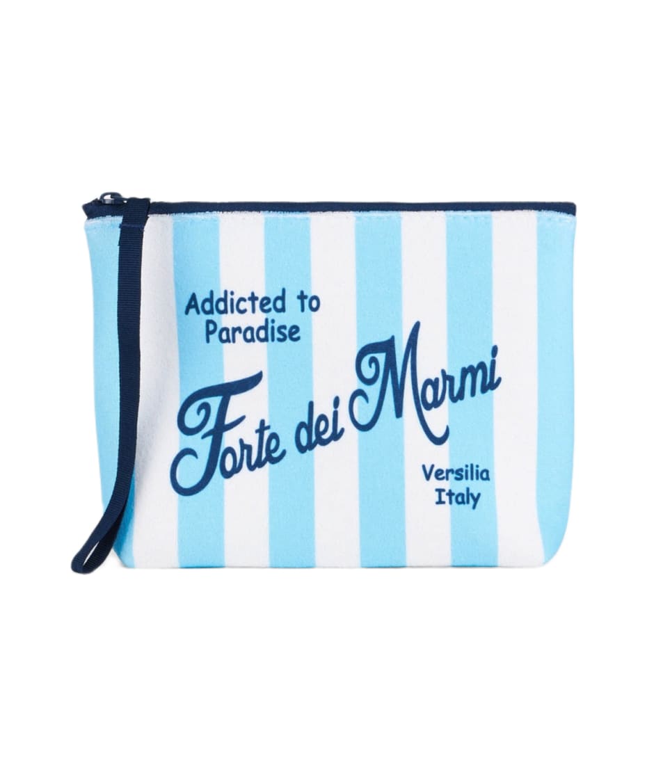 MC2 Saint Barth Aline Terry Pochette With Forte Dei Marmi Print