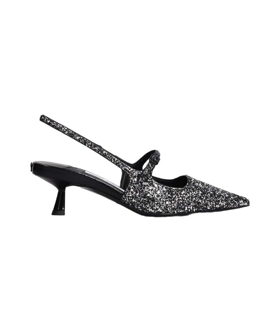 Didi 45 Pumps In Black Glitter