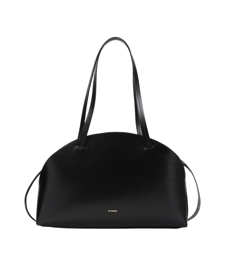 【JIL SANDER】CURVE MEDIUM LEATHER SHOULDER BAG Jil Sander Curve Medium Leather Shoulder Bag - Bergdorf Goodman