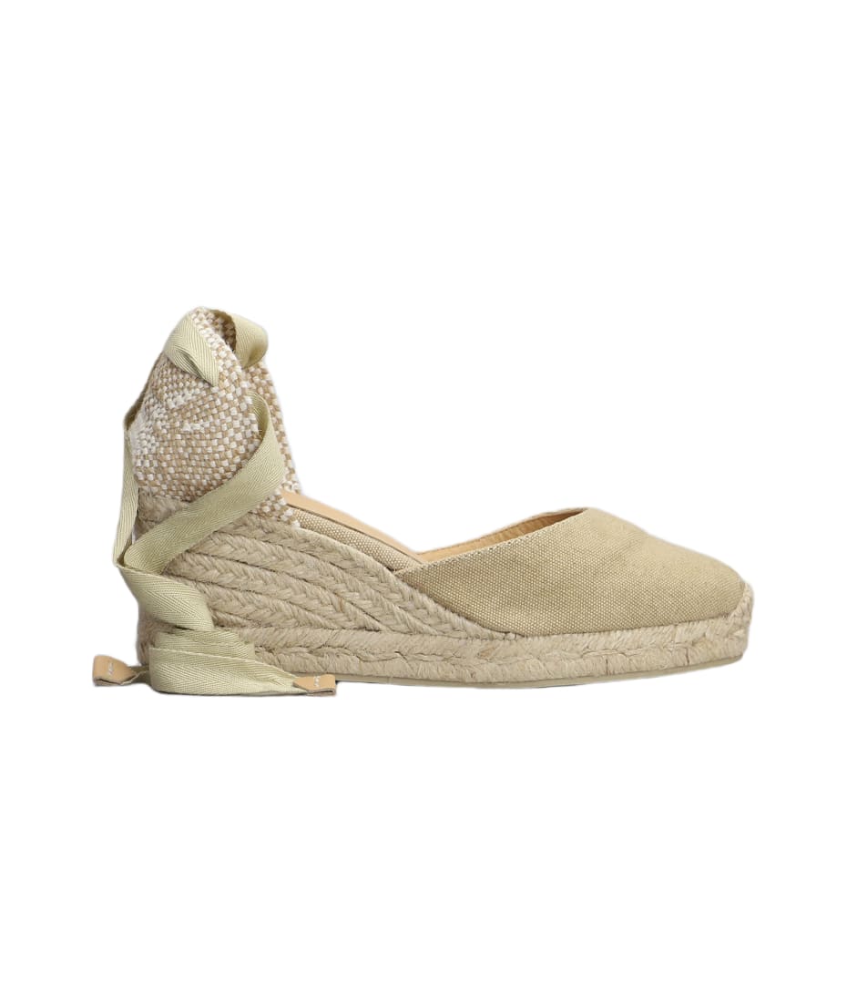 Castaner Carina 6 002 Wedges In Beige Canvas italist ALWAYS LIKE A SALE