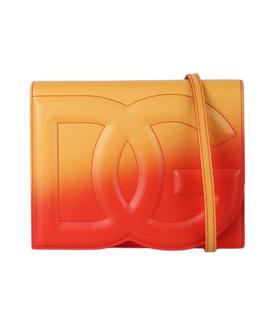 Dolce & Gabbana Logo-embossed Ombrè-print Crossbody Bag