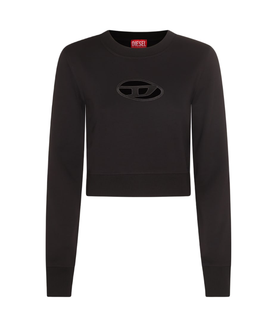 ★DIESEL★ S Lockst Sweatshirt Black A129020CLAD9XX A129020C Diesel Black Sweatshirt For Boy With Logo | italist, ALWAYS