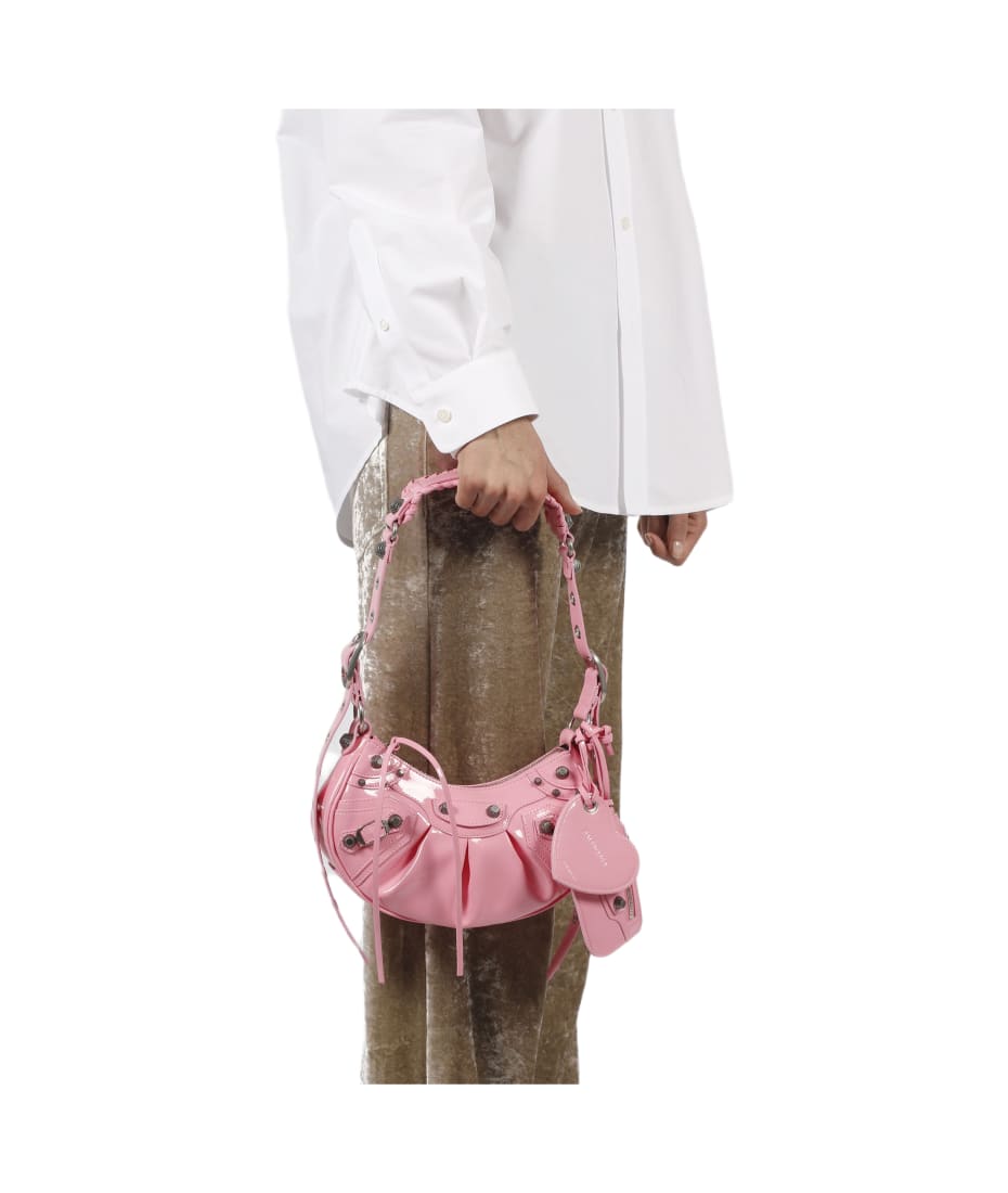 【BALENCIAGA】Le Cagole XS ショルダーbag pink／Yellow 18942545_53758375_600.jpg