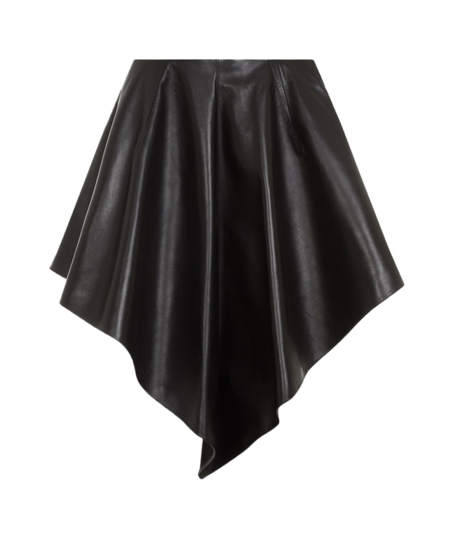 Alaia Alaia Triangle Leather Skirt italist