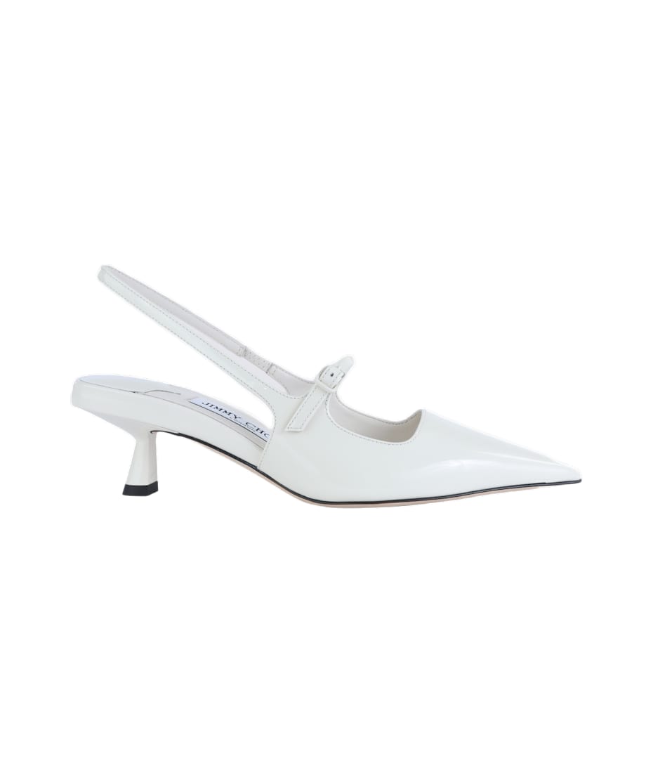 Jimmy Choo White Leather Pumps | italist
