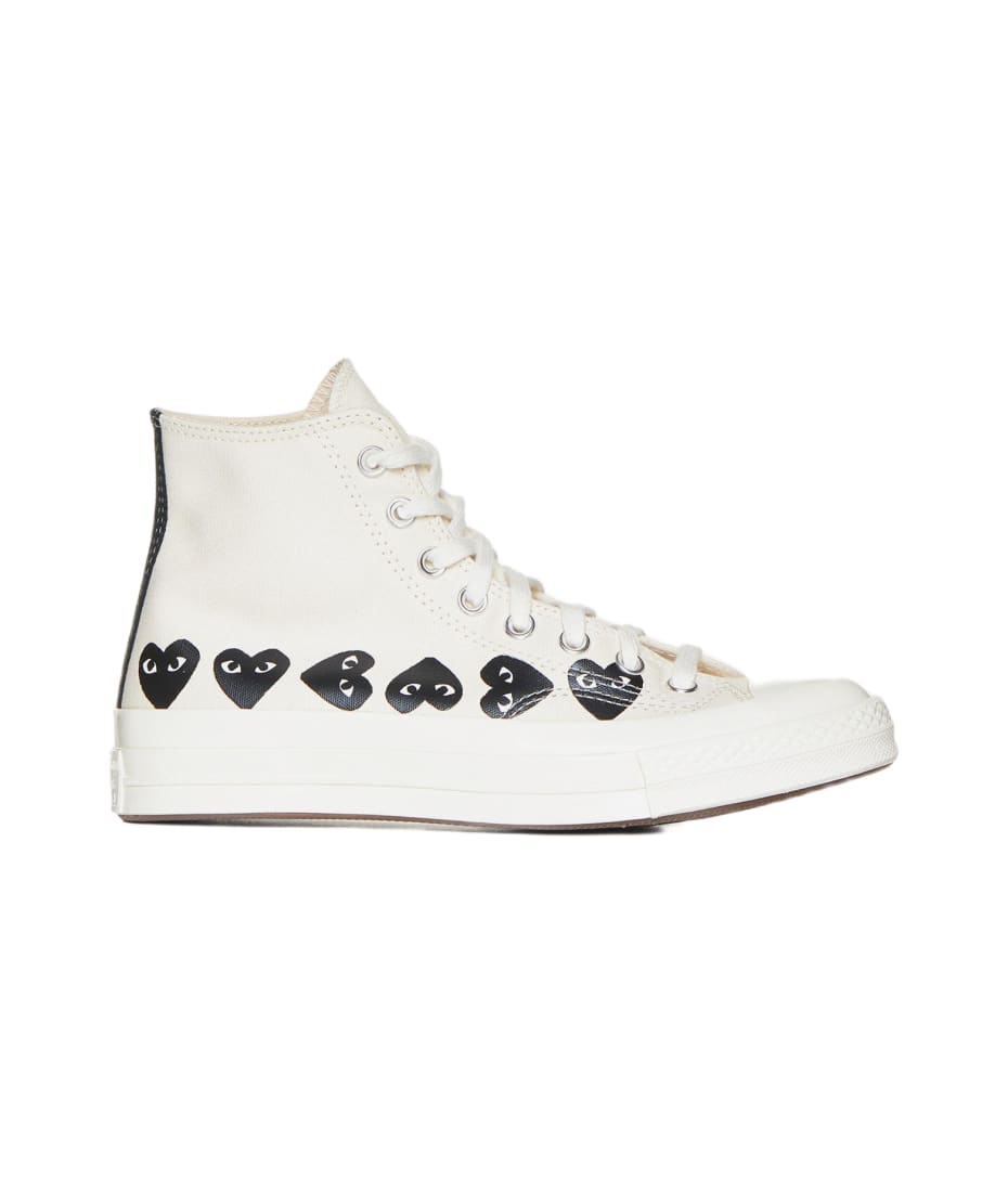 Comme des Garcons X Converse Canvas High top Sneakers italist ALWAYS LIKE A SALE