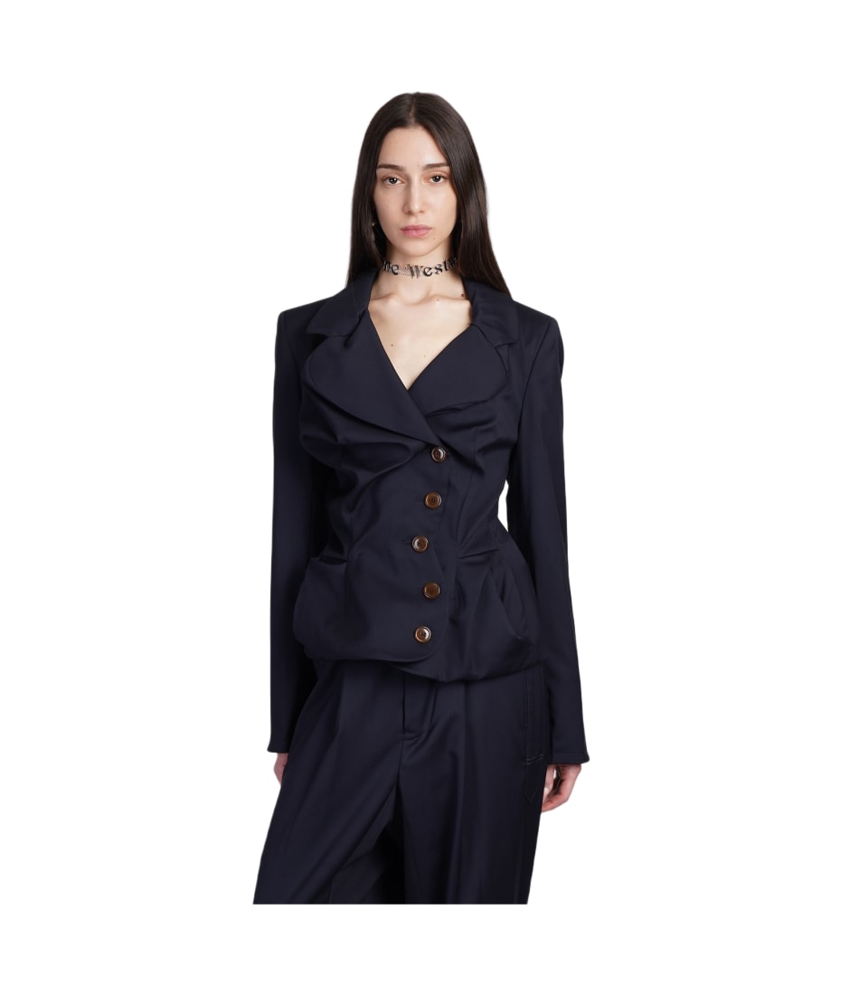 ジャケット VIVIENNE WESTWOOD Women Jackets 1401007GW018V K401 BLUE Vivienne Westwood Jean and denim jackets for Women | Online