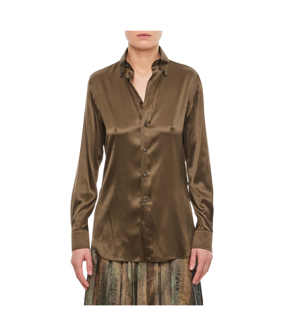 Ralph lauren silk blouse outlet