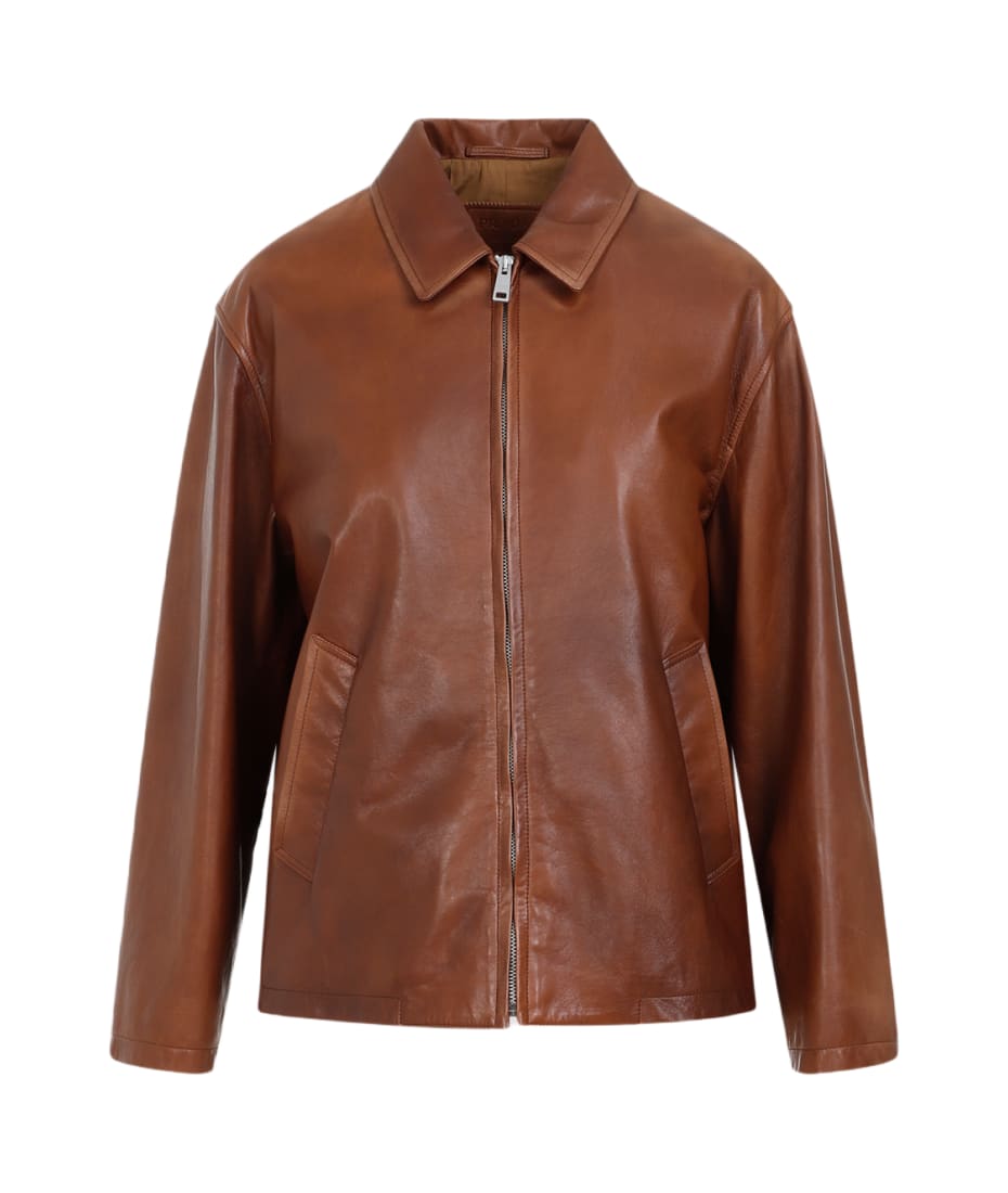 【送料&関税込】Prada Lamb Leather Jacket Prada Lamb Leather Jacket | italist