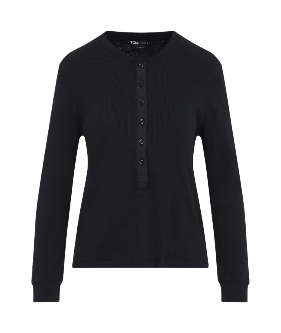 【関税&送料込み】Tom Ford 'Henley' T-Shirt Tom Ford Henley T-shirt | italist