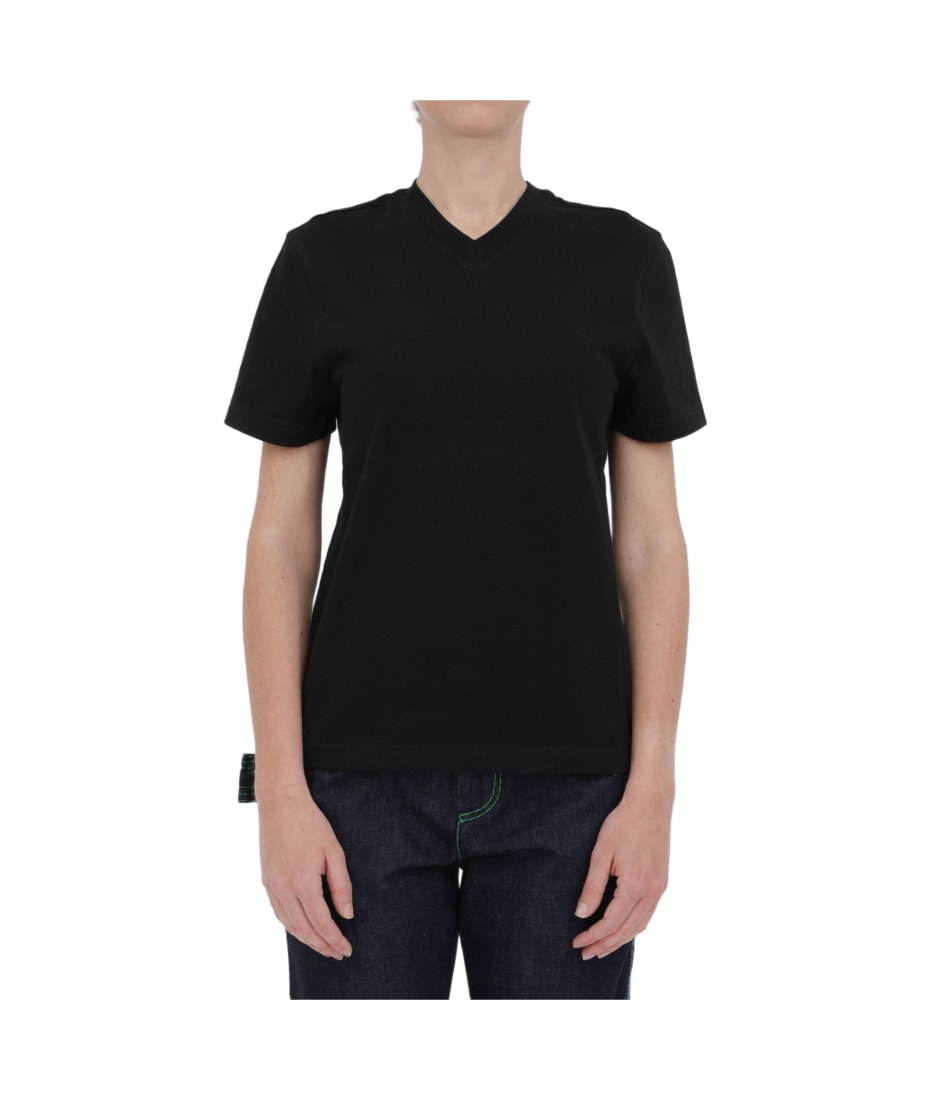 Bottega Veneta Black Cotton T-shirt | italist