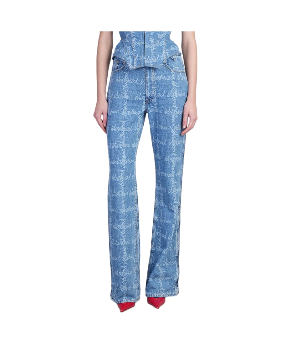 Vivienne Westwood Ray Jeans In Blue Cotton | italist, ALWAYS