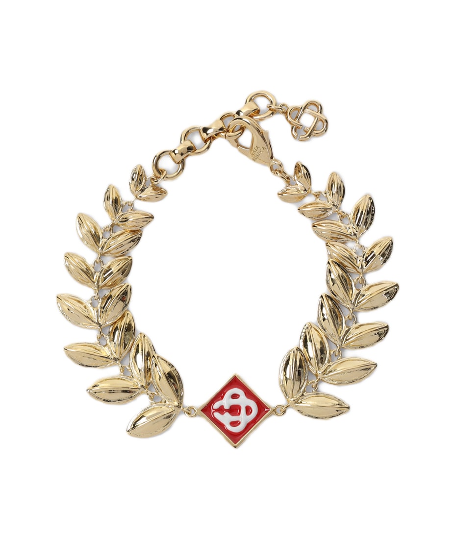 CASABLANCA LAUREL BRACELET ブラス Casablanca Laurel Bracelet | italist