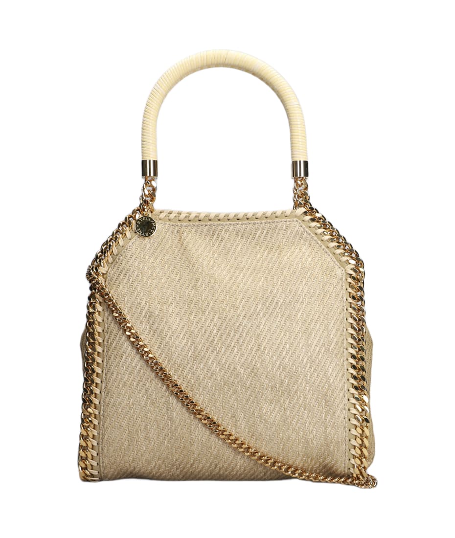 Stella McCartney Falabella Mini Shoulder Bag In Beige Polyamide italist ALWAYS LIKE A SALE