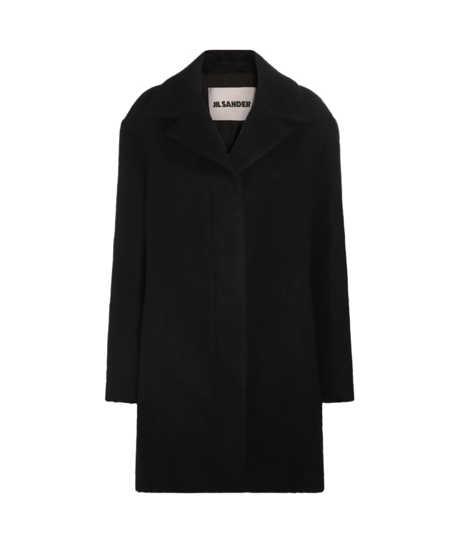 Black mohair coat hot sale