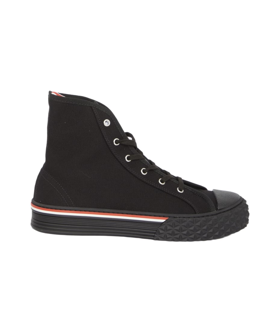 【THOM BROWNE】 Collegiate High Top Trainer Thom Browne Collegiate High-top Trainers In Grey | ModeSens