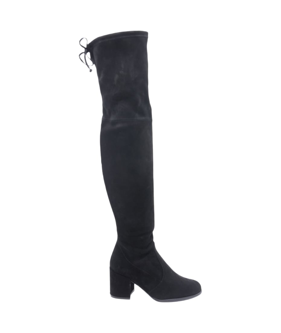 Stuart Weitzman Black Suede Tieland Boots italist ALWAYS LIKE A SALE