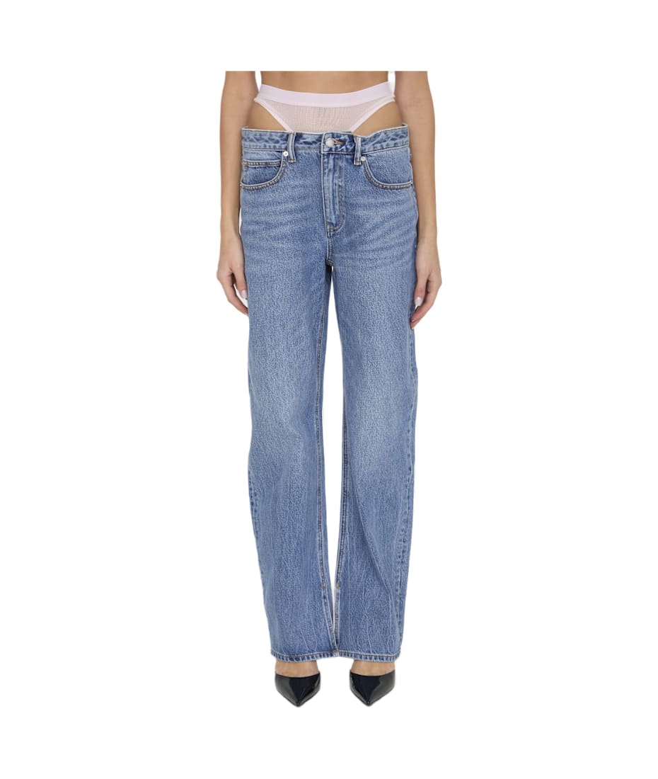 数量は多 Alexander Wang Straight Leg Jeans | italist パンツ