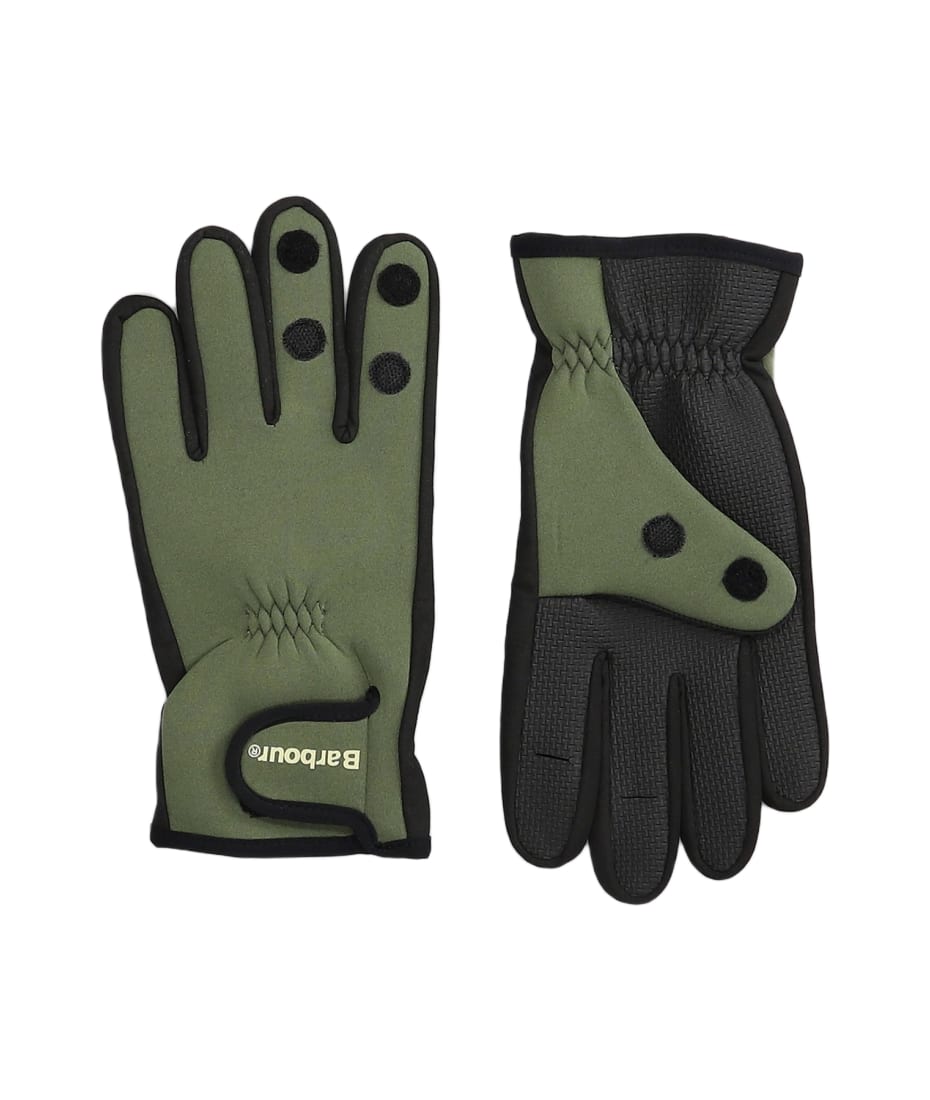 Barbour Gloves In Green Polyester italist