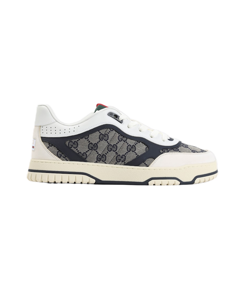 スニーカー GUCCI 'Re-Web' sneakers Men's Gucci Re-Web sneaker in black leather | GUCCI® US