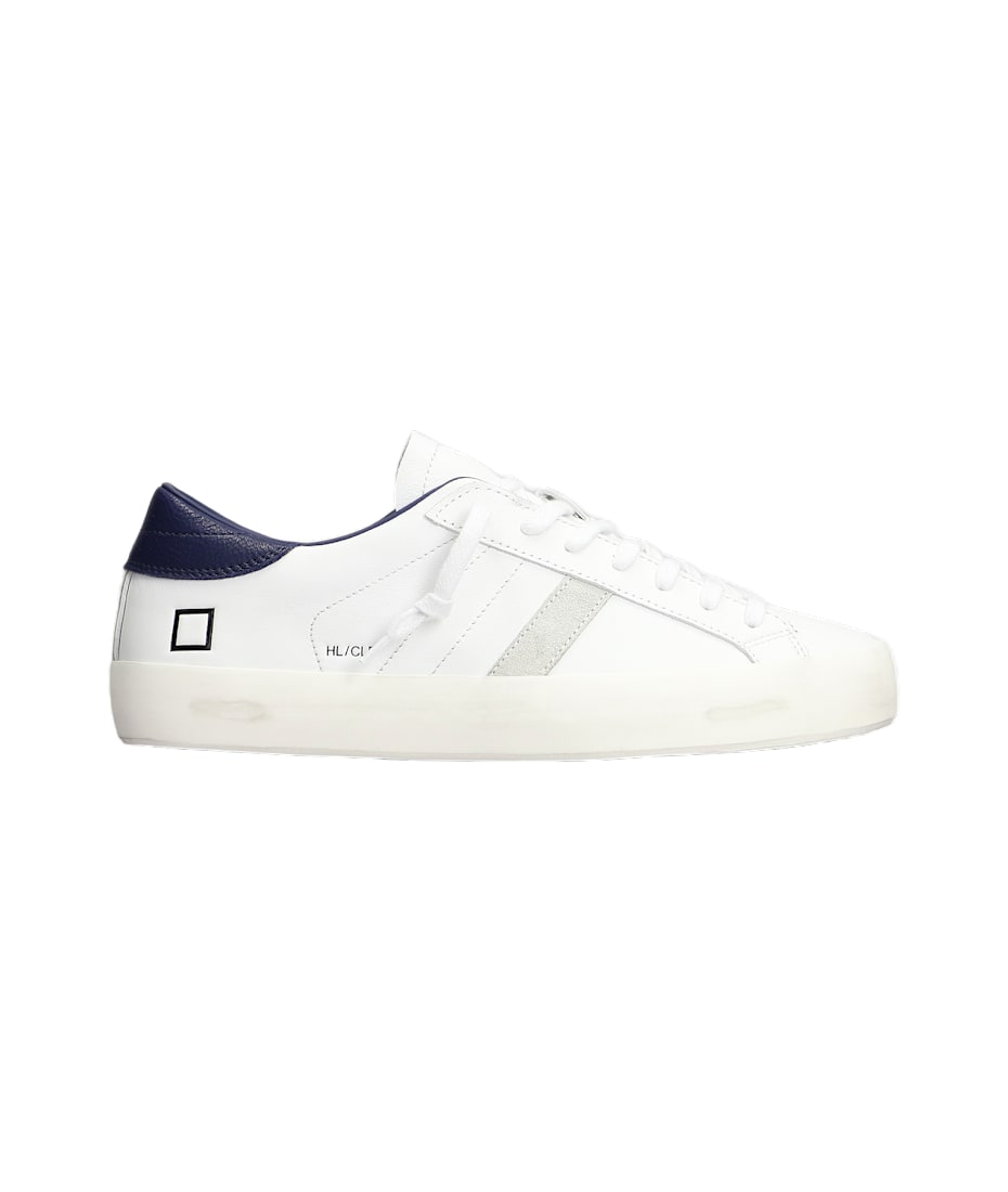 D.A.T.E. Hill Low Sneakers In White Leather | italist