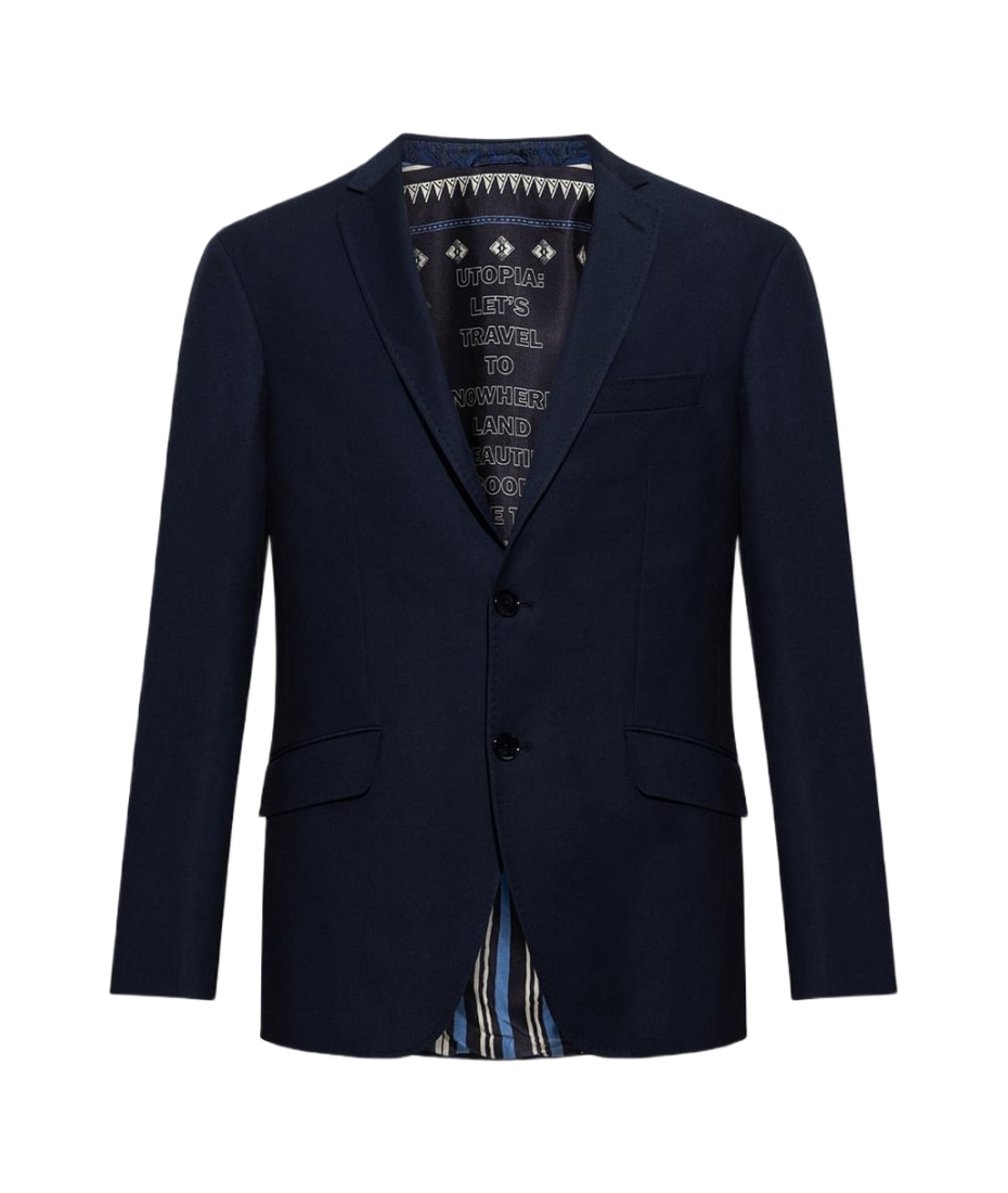 【送料&関税込】Etro Reversible Single-breasted Jacket Etro SINGLE-BREASTED JACQUARD JACKET | REVERSIBLE