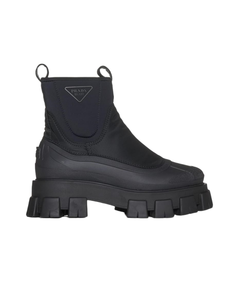 Prada Monolith Re-nylon Boots | italist