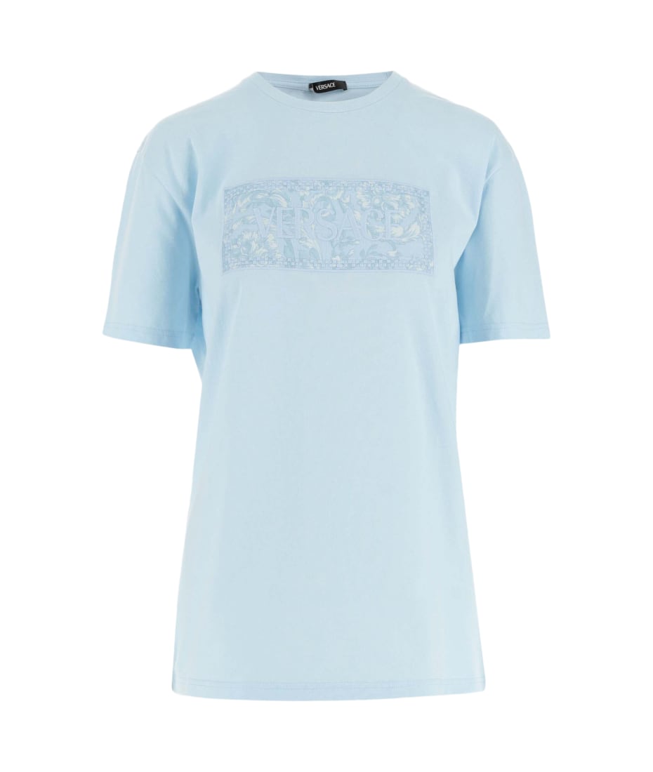 Versace Cotton T shirt With Logo italist