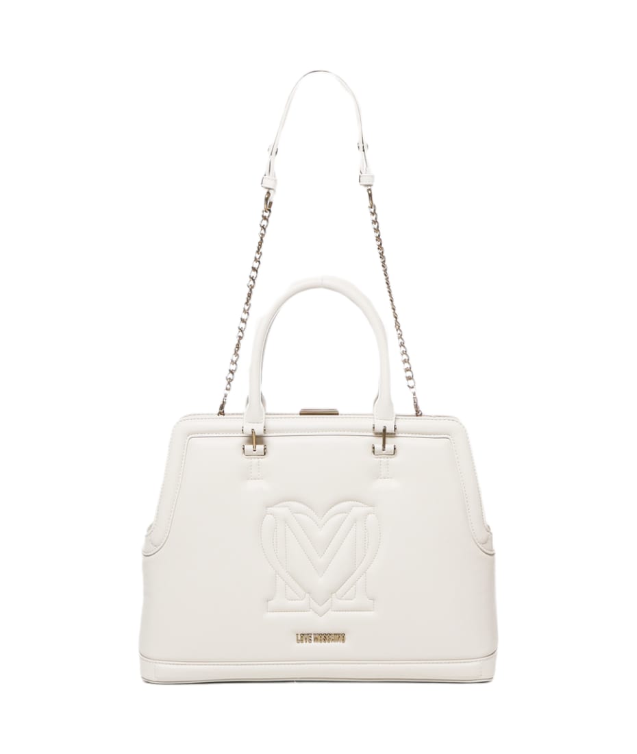 Cream moschino bag online