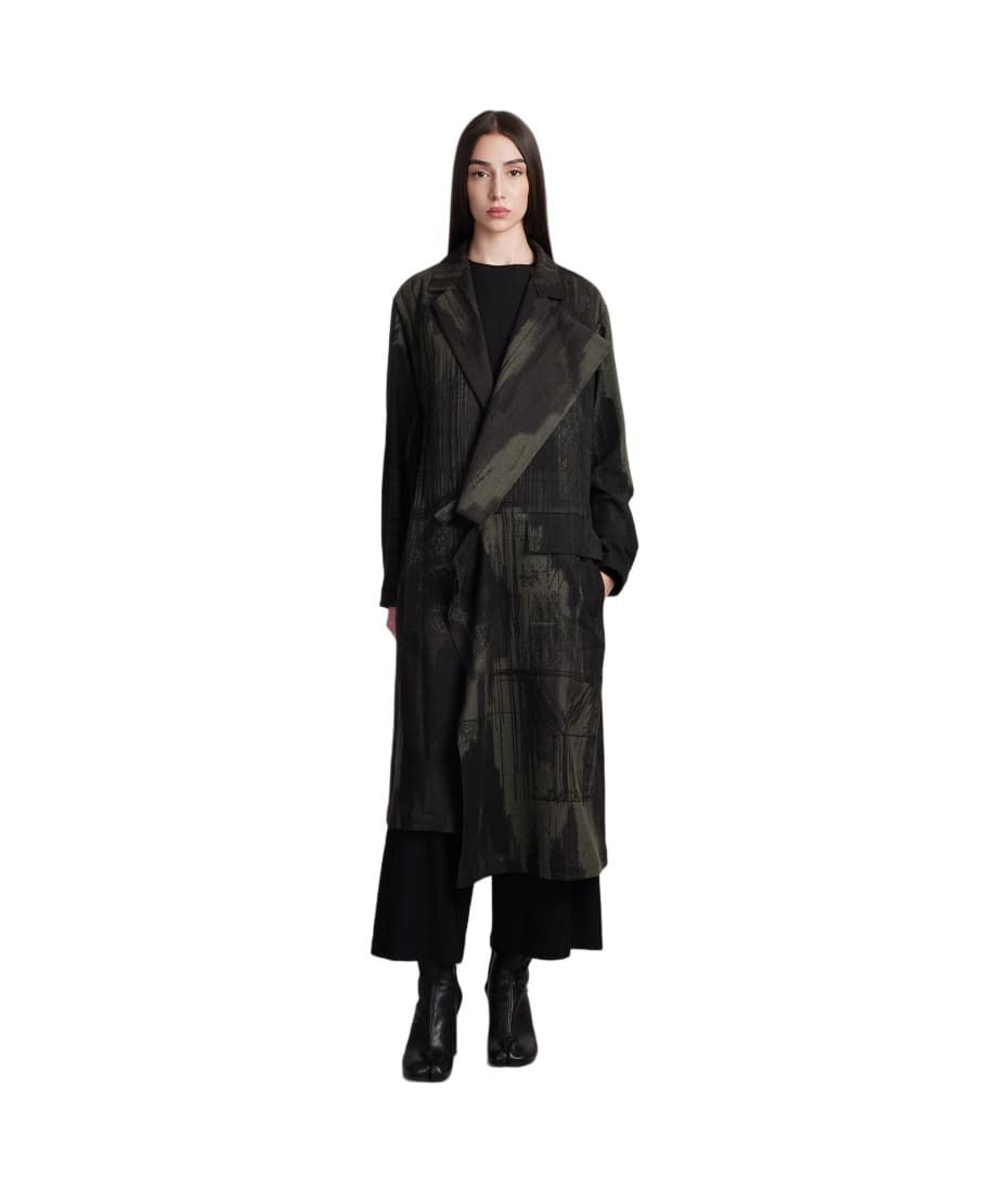 Coat In Black Wool