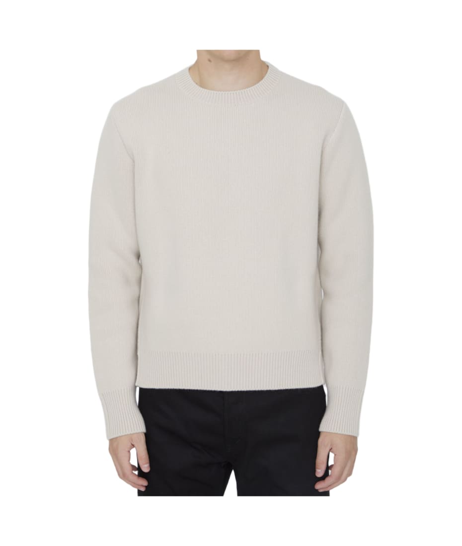 Cream colored top cashmere sweater