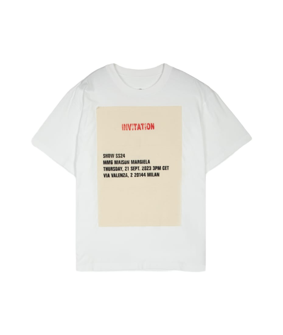 【関税＆送料込み】Mm6 Maison Margiela T-Shirts MM6 Maison Margiela T-shirt With Print | italist