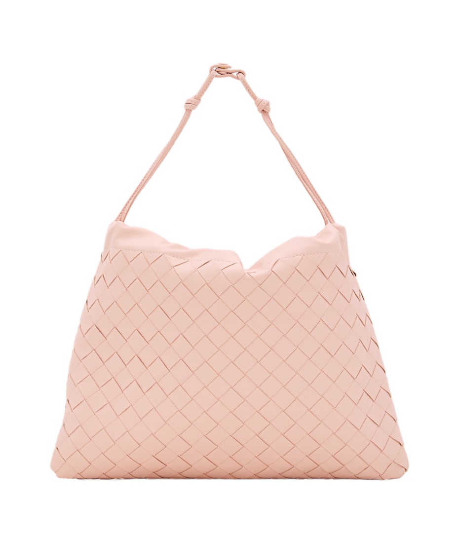 ハンドバッグ Bottega Veneta Intrecciato Dustbag Medium Bottega Veneta Medium Leather Intrecciato Dustbag Shoulder
