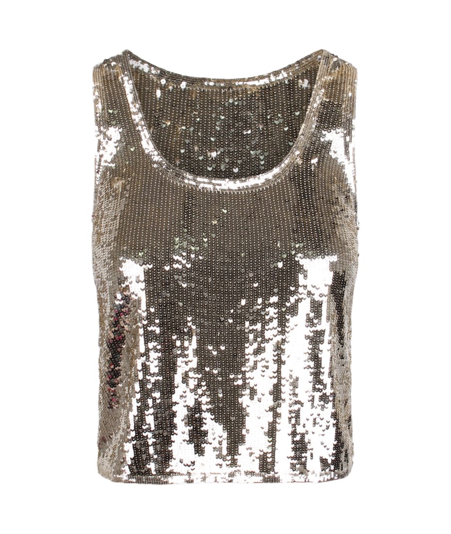 Alice and olivia sequin top shop