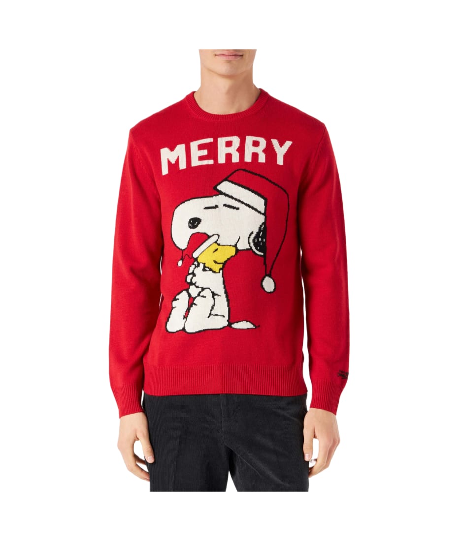 Red snoopy sweater outlet