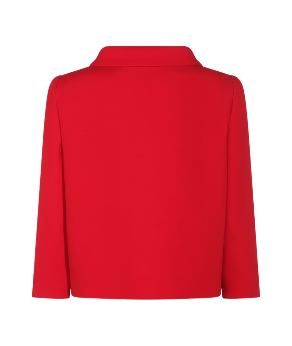 ジャケット VALENTINO RED WOOL CASUAL JACKET Valentino Red Wool Casual Jacket | italist