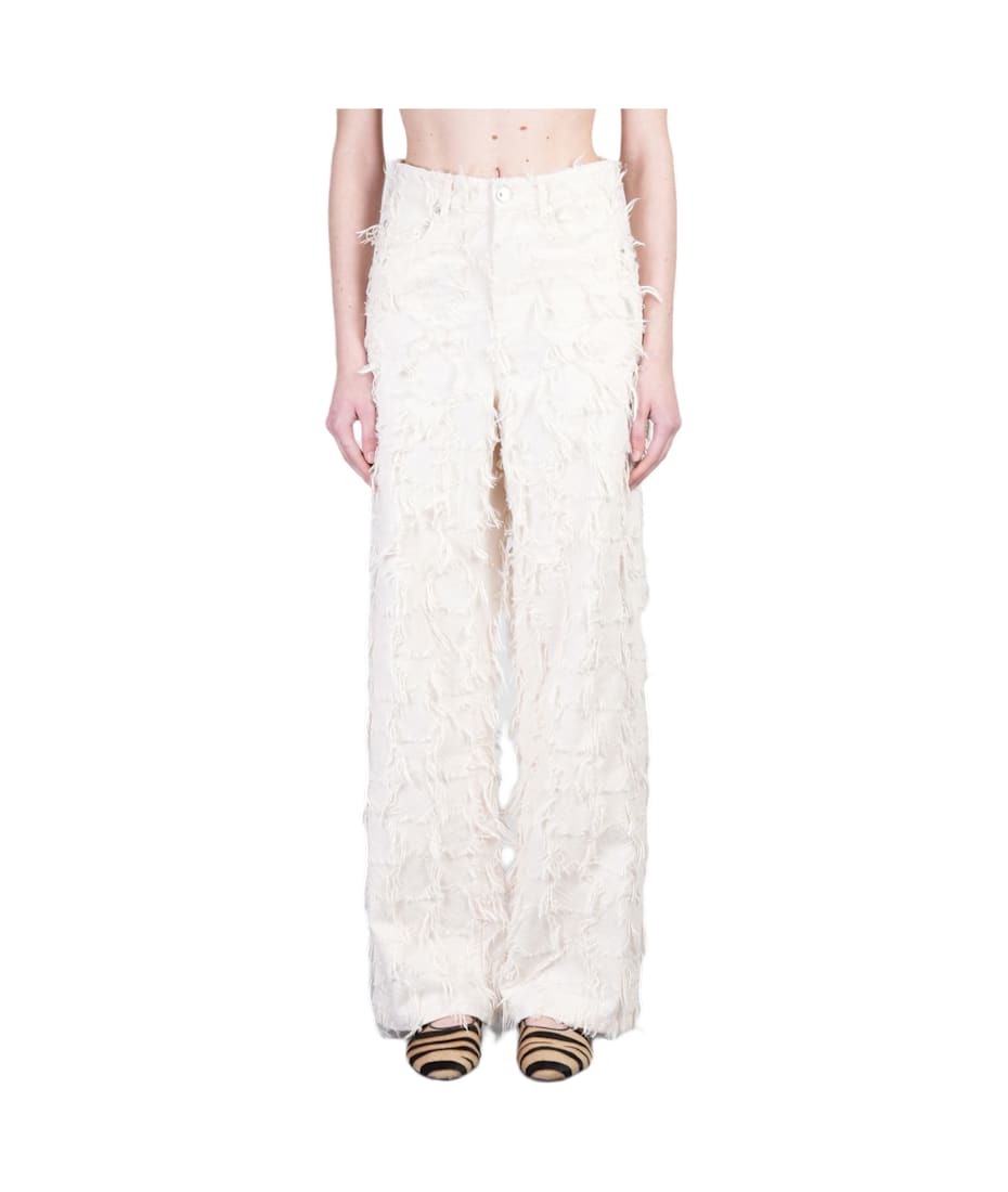 デニム・ジーパン SEFR Women Denim Pants 419257 WFW24LOOSECUT Beige 1001_e6d1d575b7-