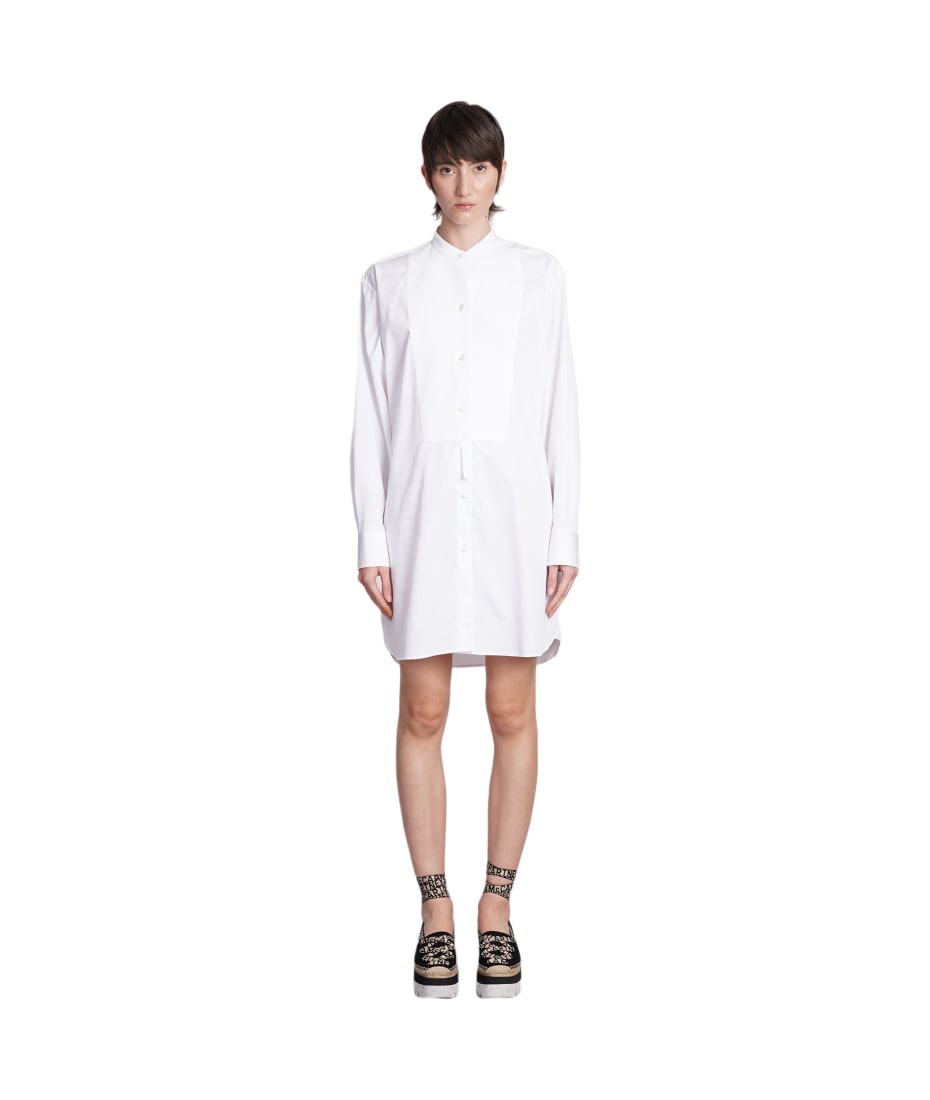 ワンピース STELLA MCCARTNEY Woman Dress White 6A0366SMA90 9000 Stella McCartney Dress In White Cotton | italist